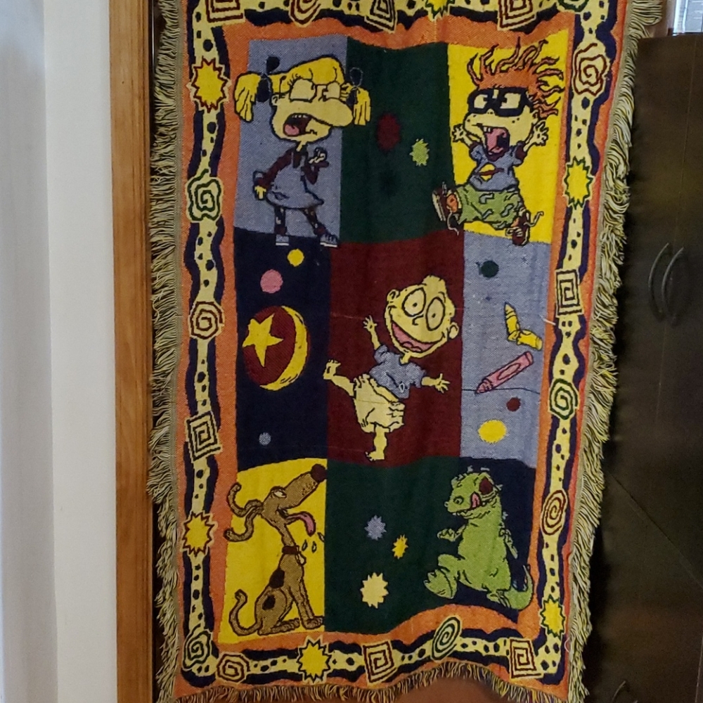 Rugrats throw, vintage and American made